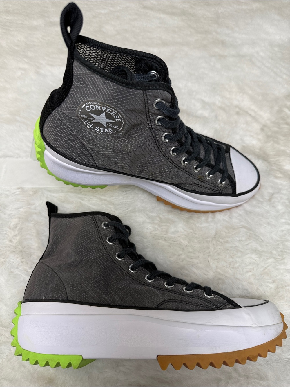Converse Run Star Hike Concrete Heat Platform High Top M10 Ghost Green 167852C